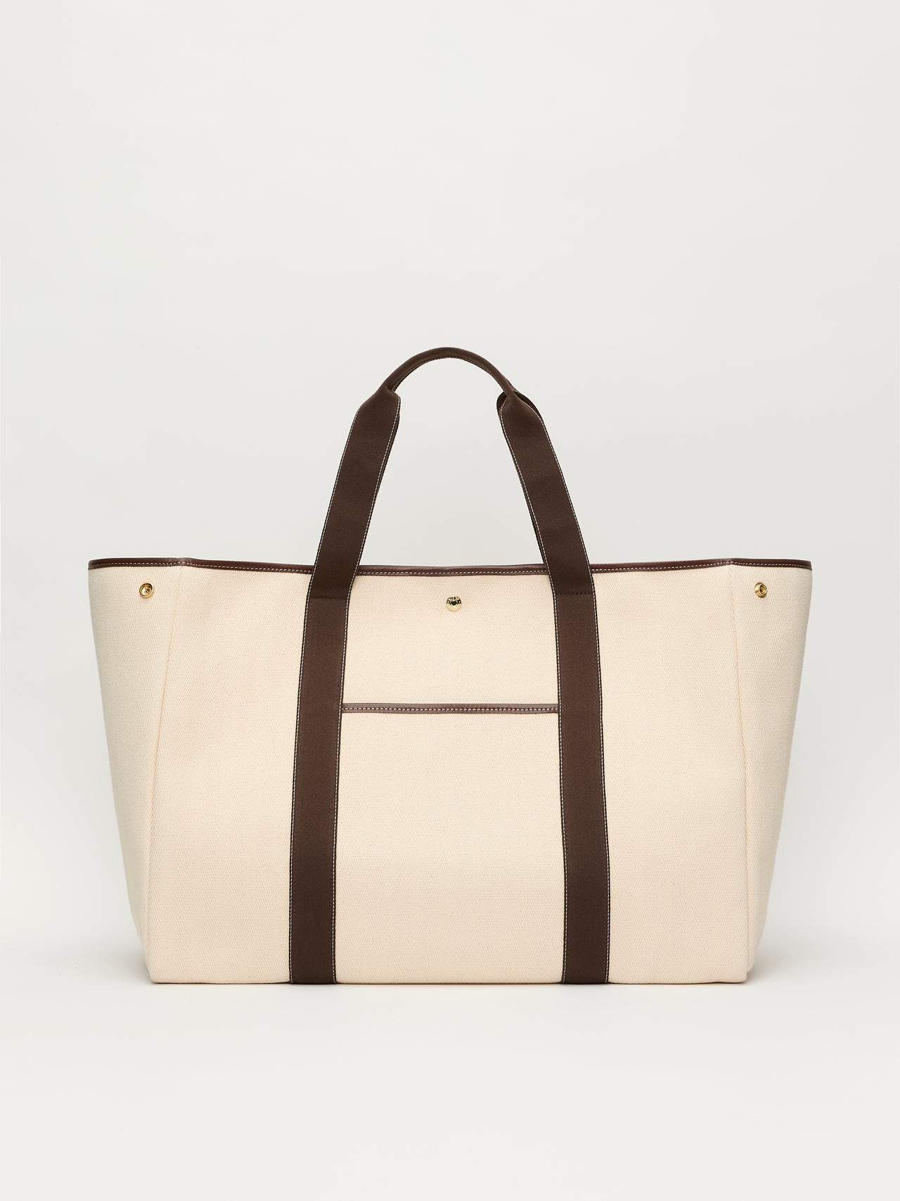 Traversée XXL Pocket - Verneuil Canvas White/Mini Sellier Brown - Image 5