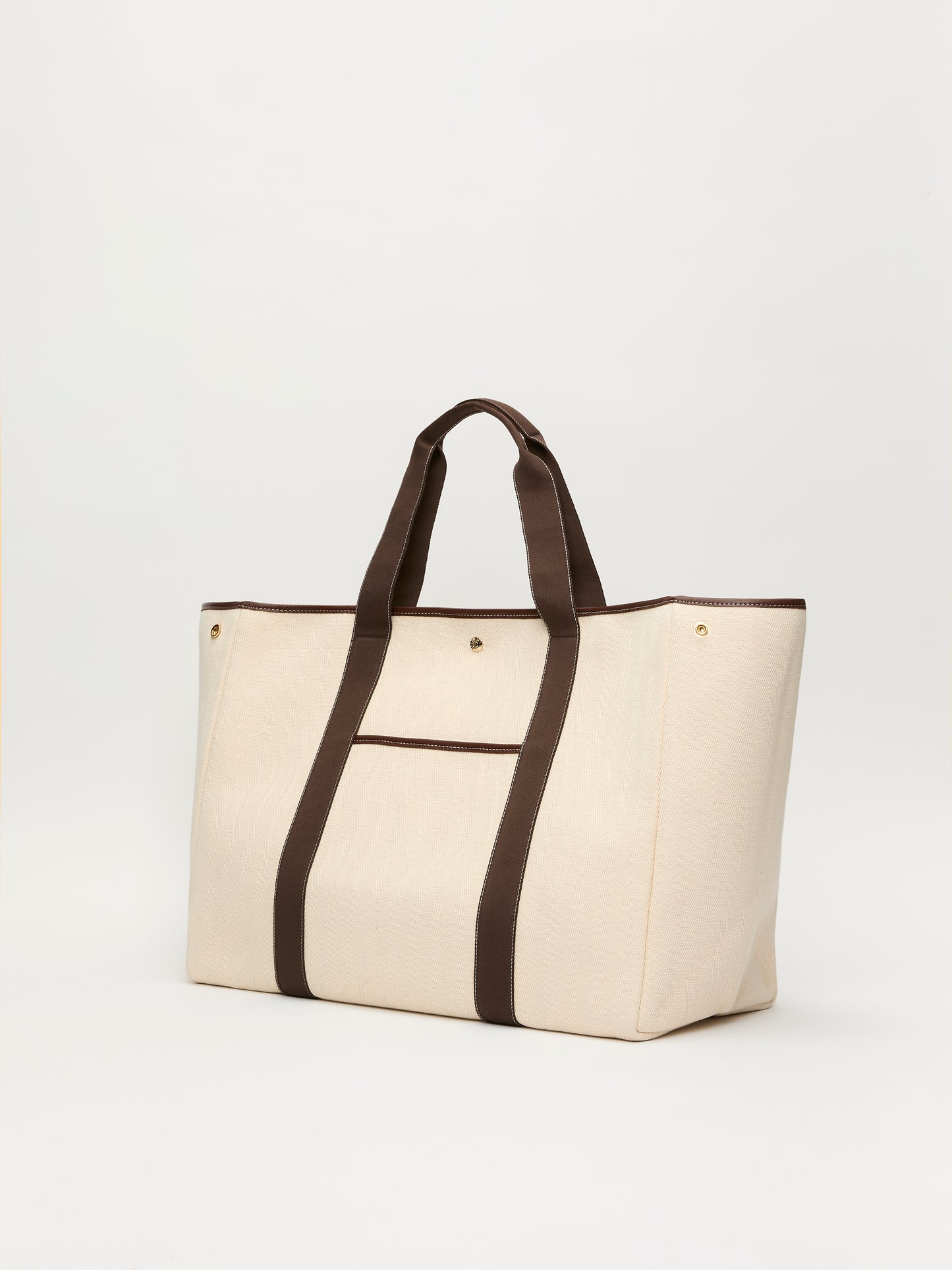 Traversée XXL Pocket - Verneuil Canvas White/Mini Sellier Brown
