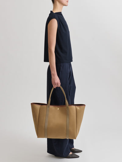 Traversée L - Twill Camel - Image 2