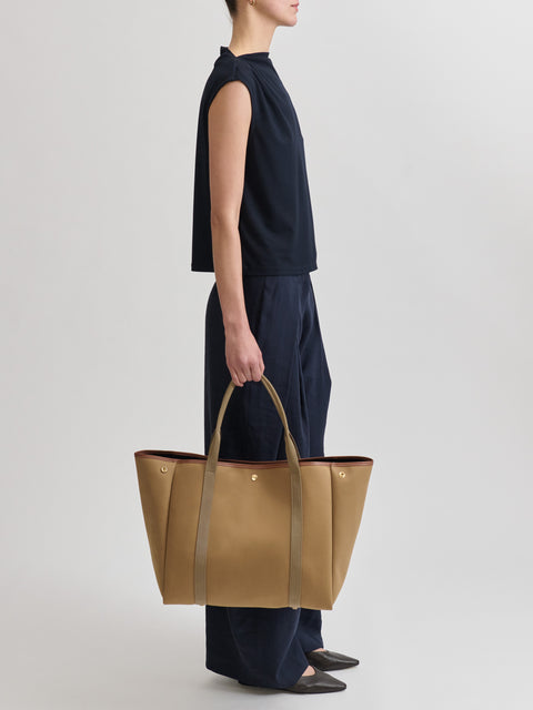 Traversée L - Twill Camel - Image 2