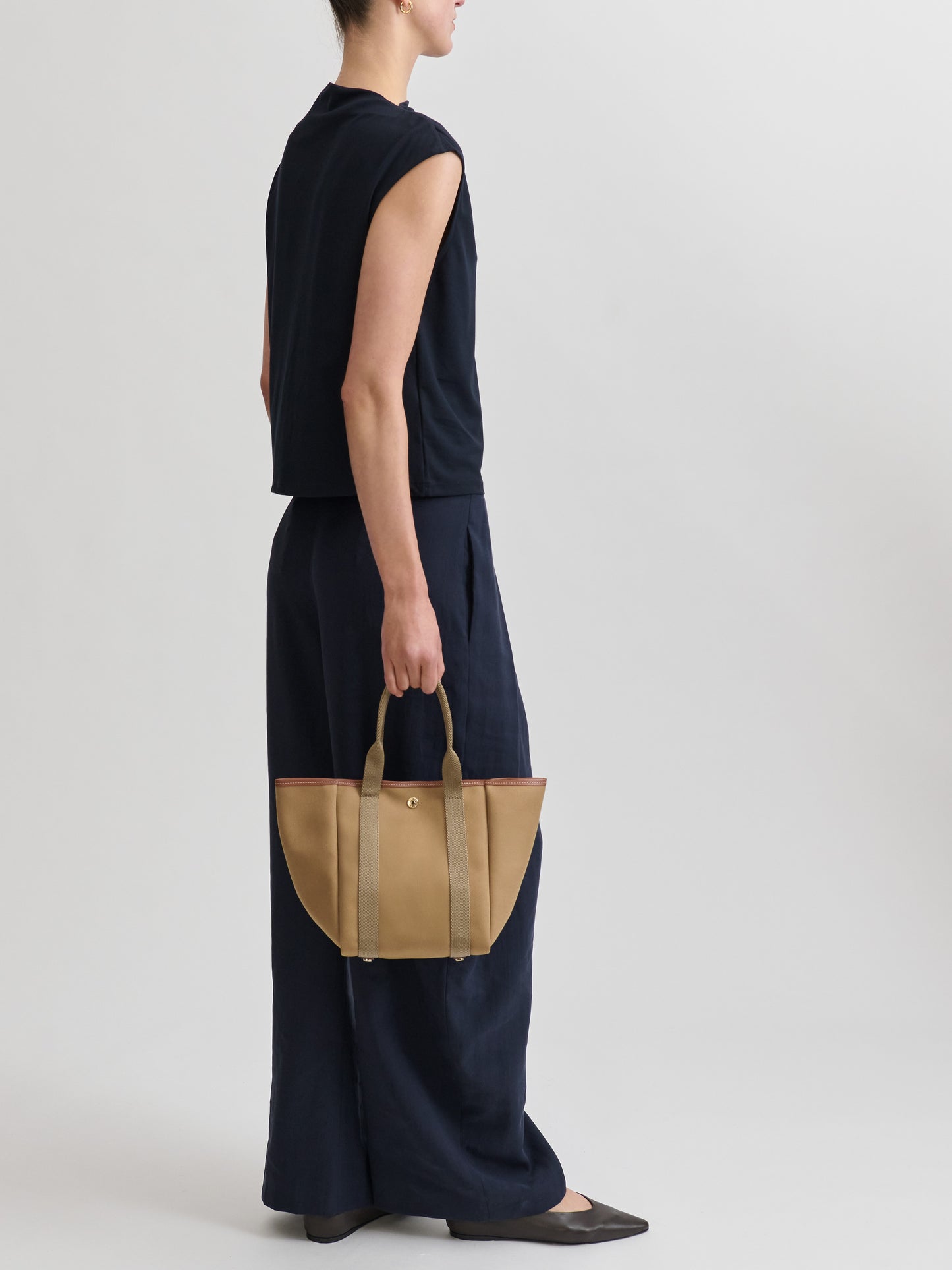 Traversée S Square - Twill Camel
