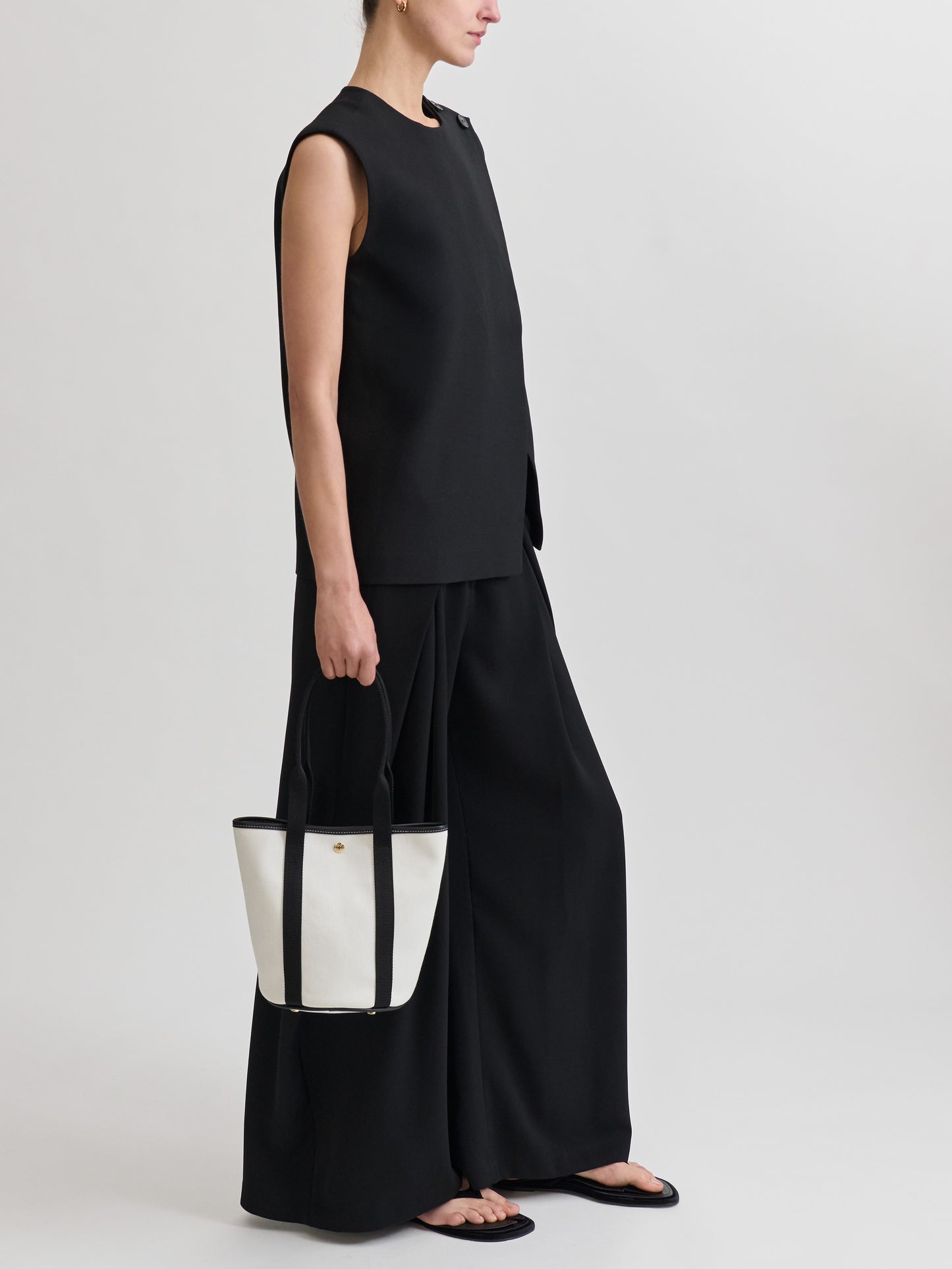 Bucket Shoulder - Twill Blanc