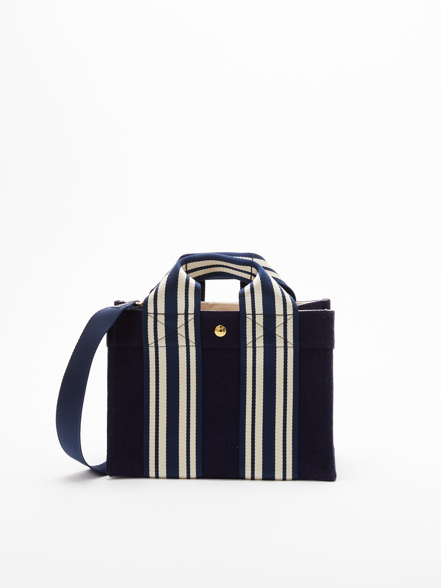 Tote S - Equestrian Navy Flannel