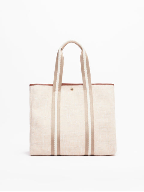 Traversée L - Summer Tweed Rope Beige - Image 1