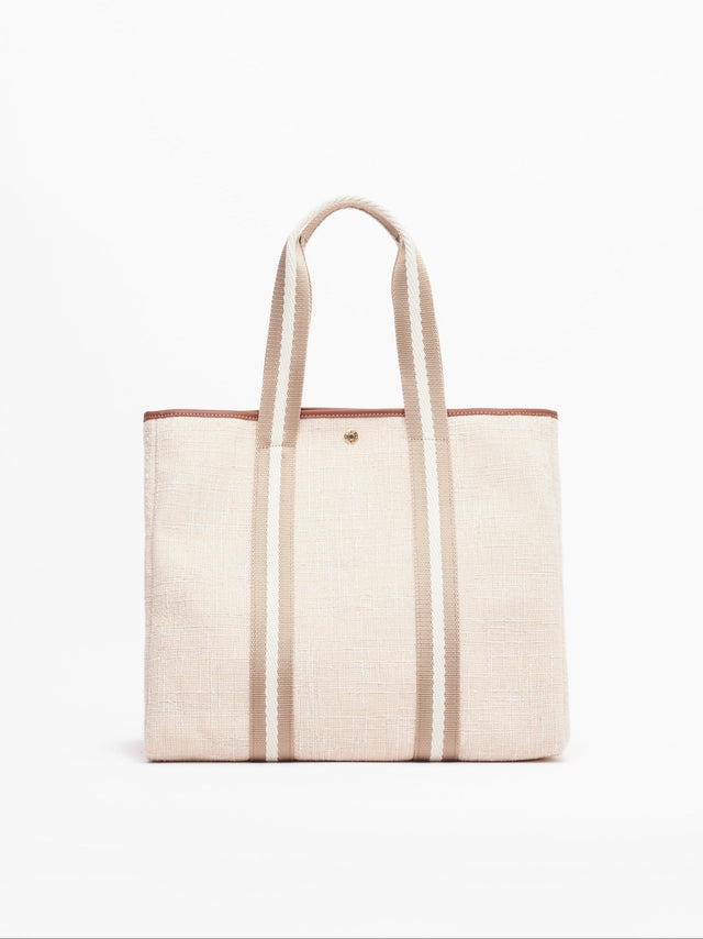 Traversée L - Summer Tweed Rope Beige - Image 1