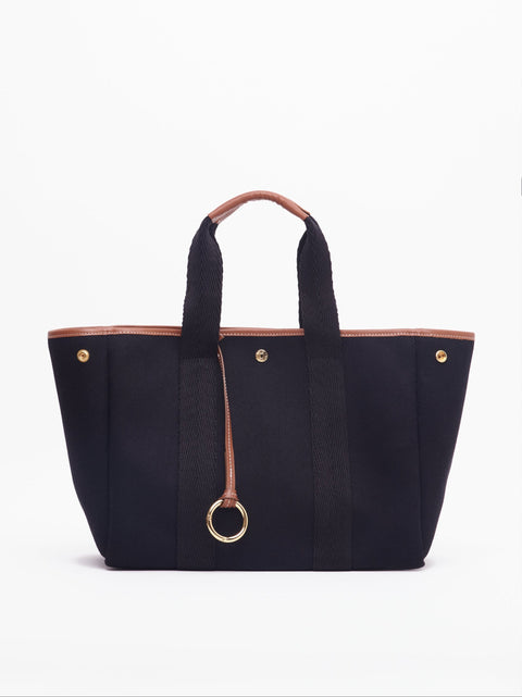 Traversée M - Verneuil Canvas Black/Camel Trimmings - Image 1