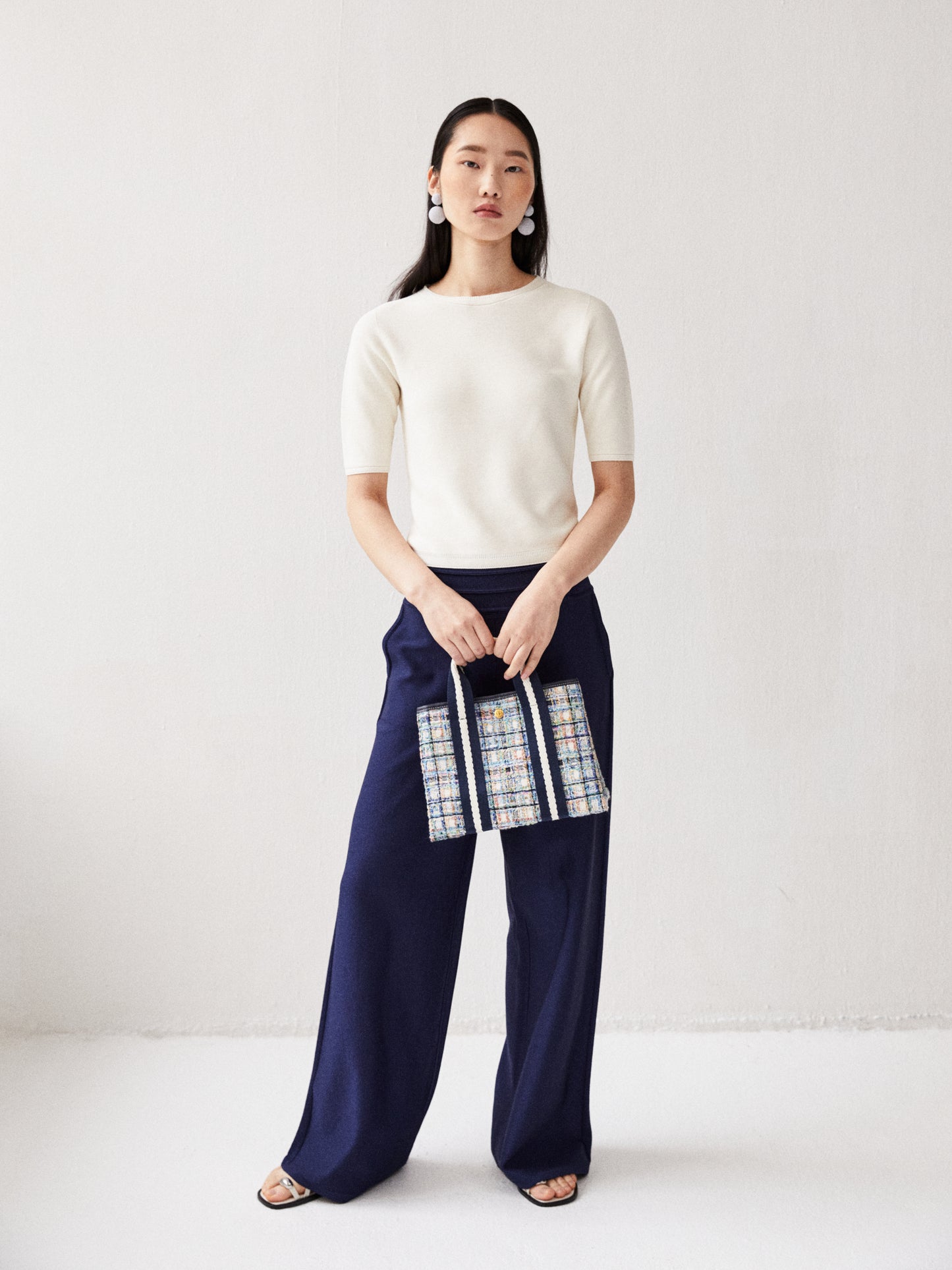 Traversée S - Light Blue Tweed