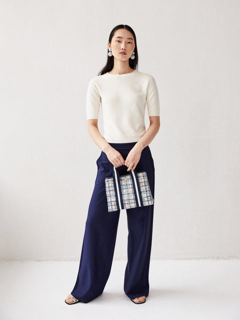 Traversée S - Light Blue Tweed - Image 3
