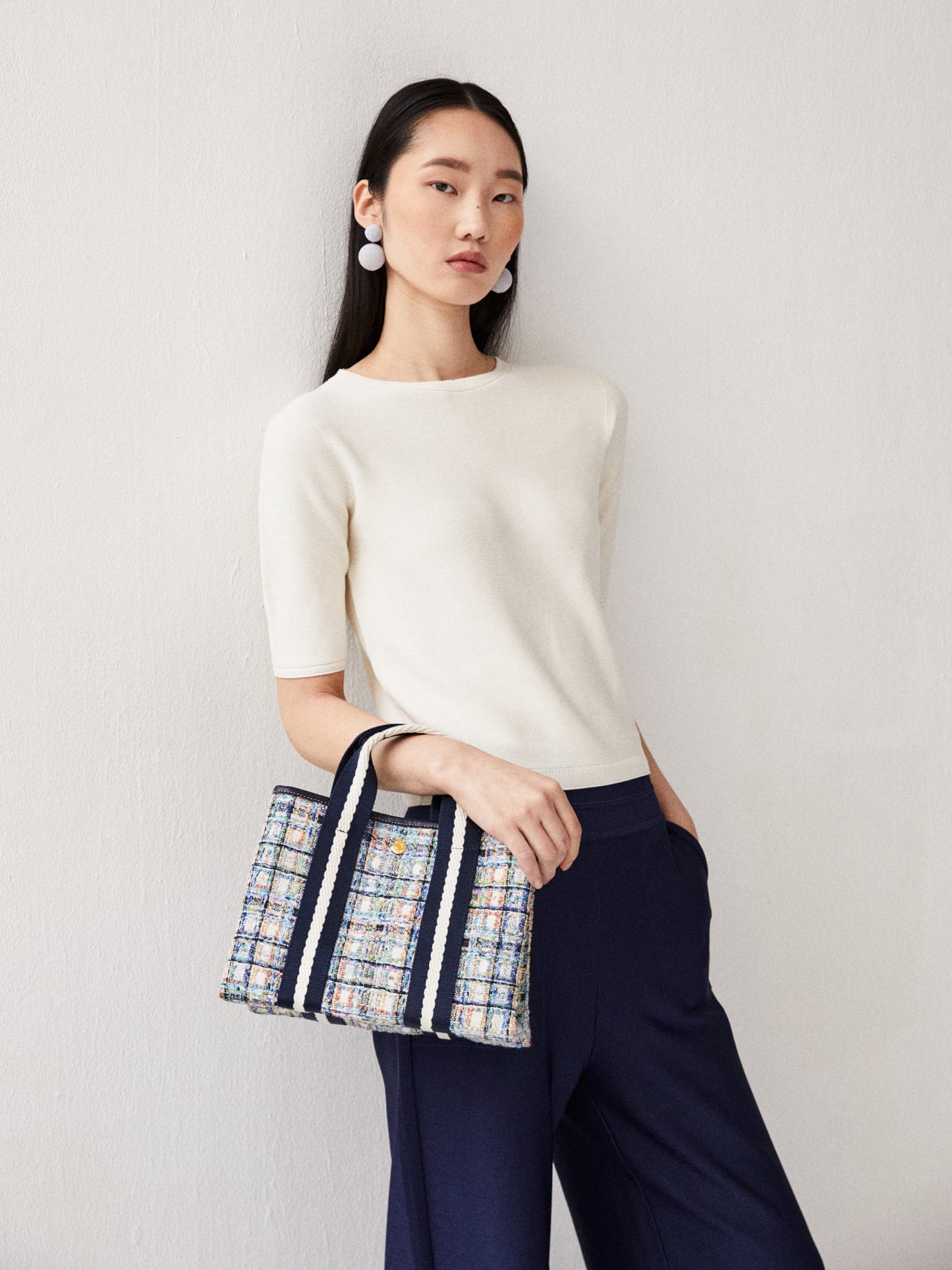 Traversée S - Light Blue Tweed