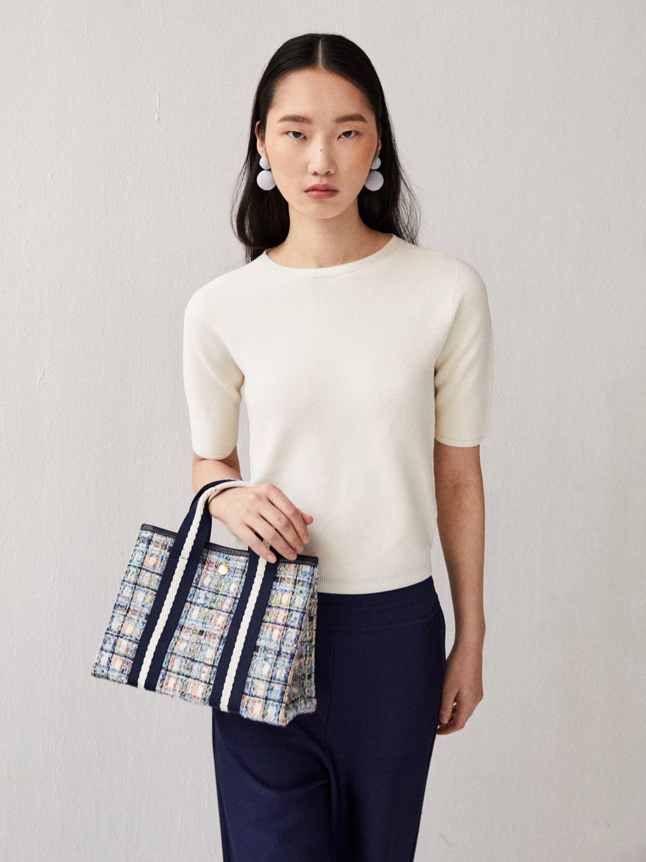 Traversée S - Light Blue Tweed - Image 5