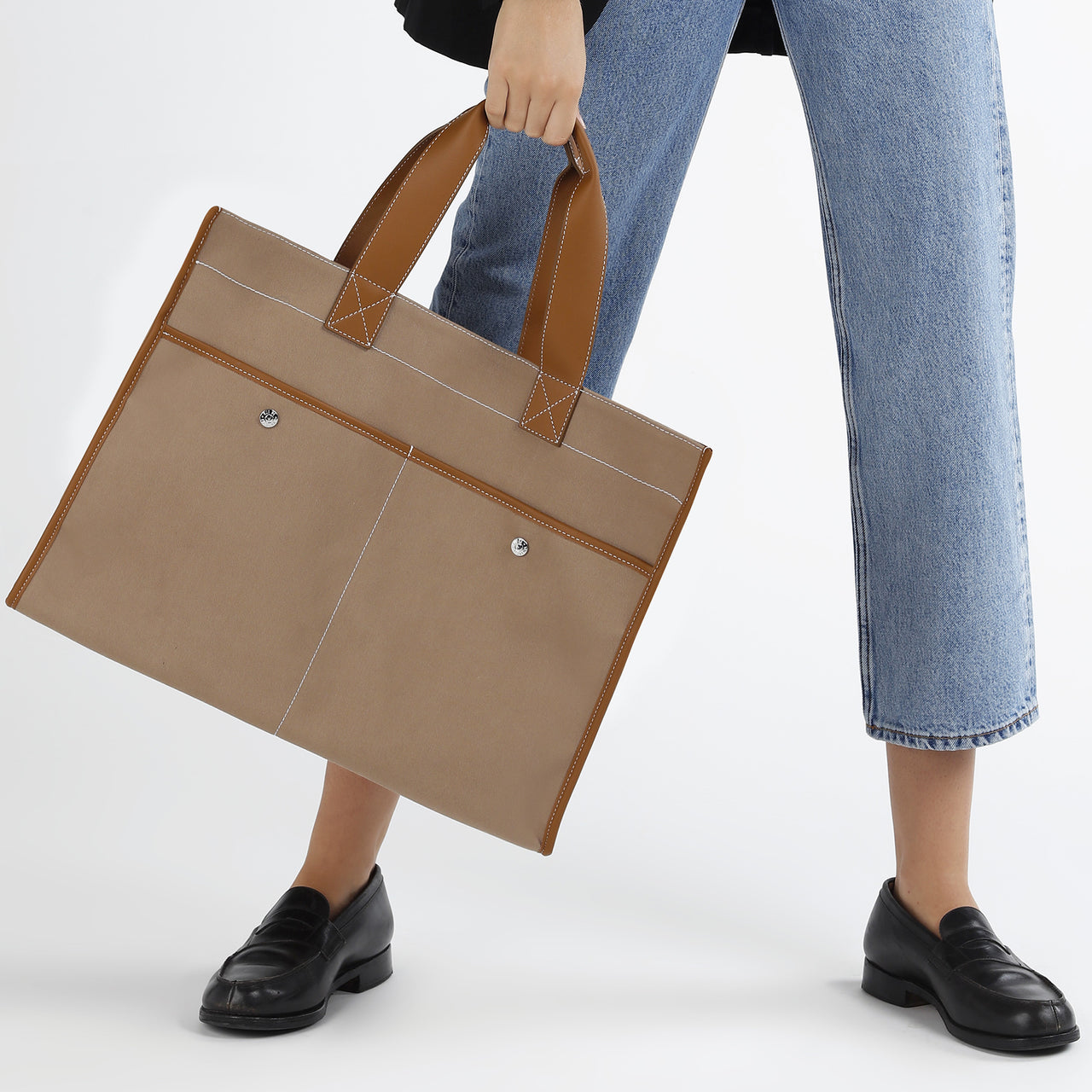 Reporter XL - Beige Gabardine - Image 1