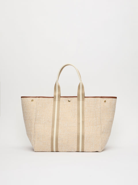 Traversée L - Summer Tweed Rope Beige - Image 1