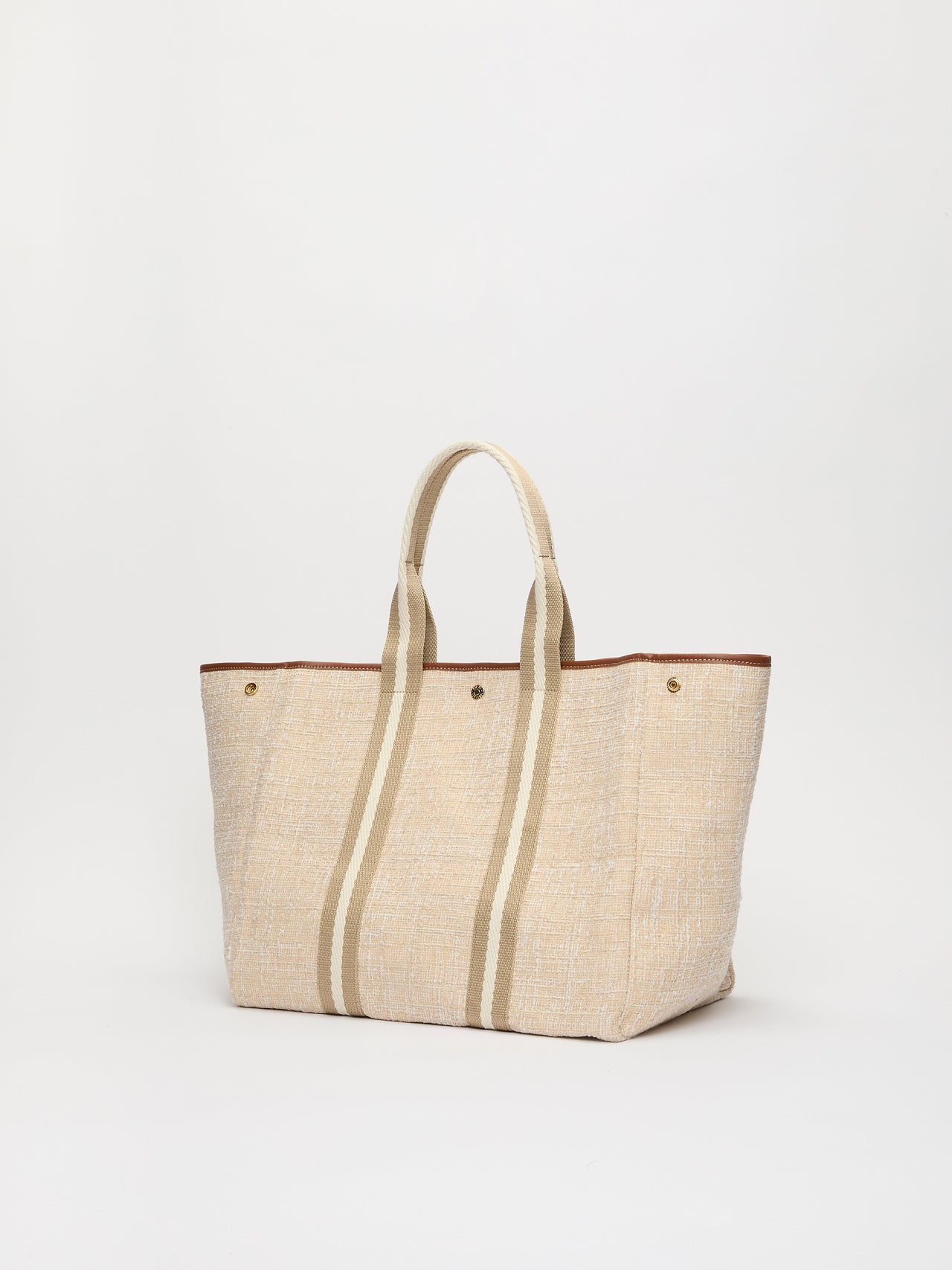 Traversée L - Summer Tweed Rope Beige - Image 2