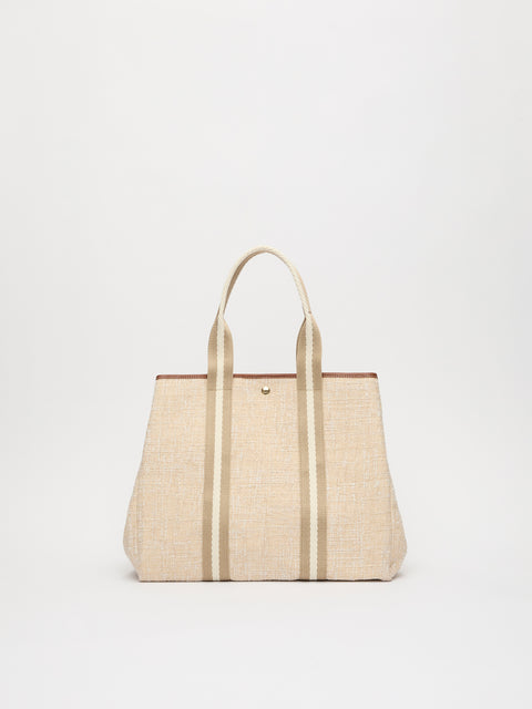 Traversée L - Summer Tweed Rope Beige - Image 3