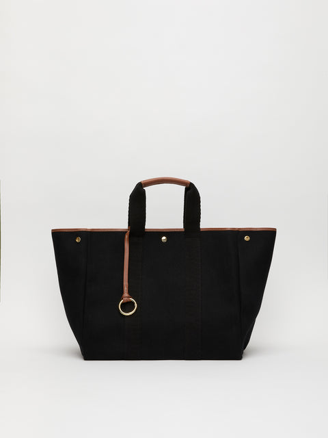 Traversée L - Verneuil Canvas Black/Camel Trimmings - Image 1