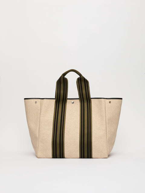 Traversée L - Linen Cream Equestrian Kaki - Image 1