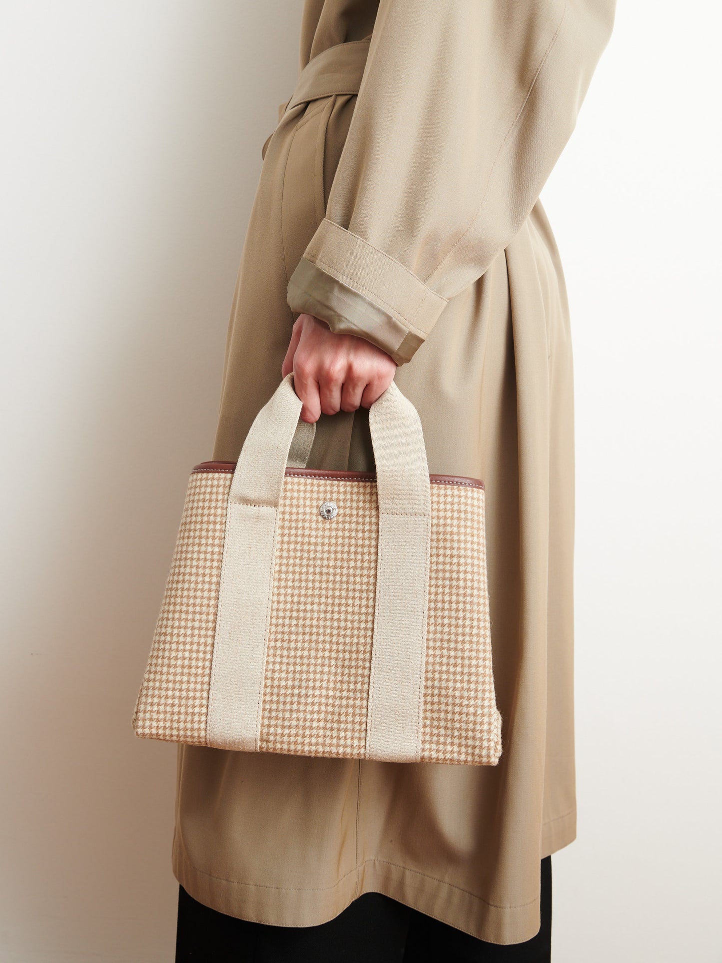 Traversée S - Pied de poule Beige 