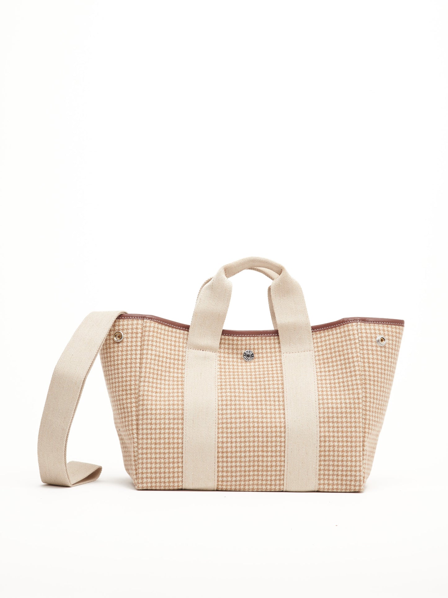 Traversée S - Pied de poule Beige 