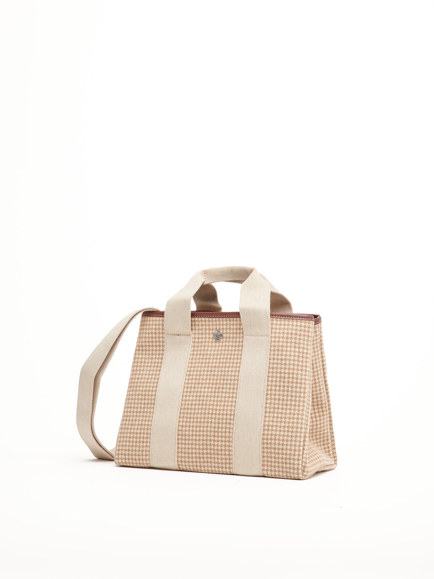 Traversée S - Pied de poule Beige 