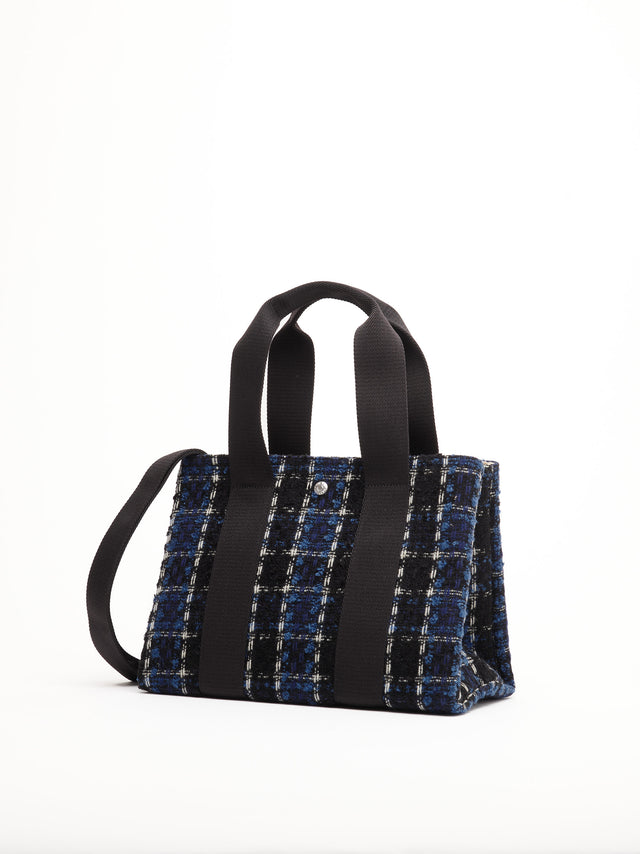 Traversée M - Tweed Bleu/Noir  - Image 3