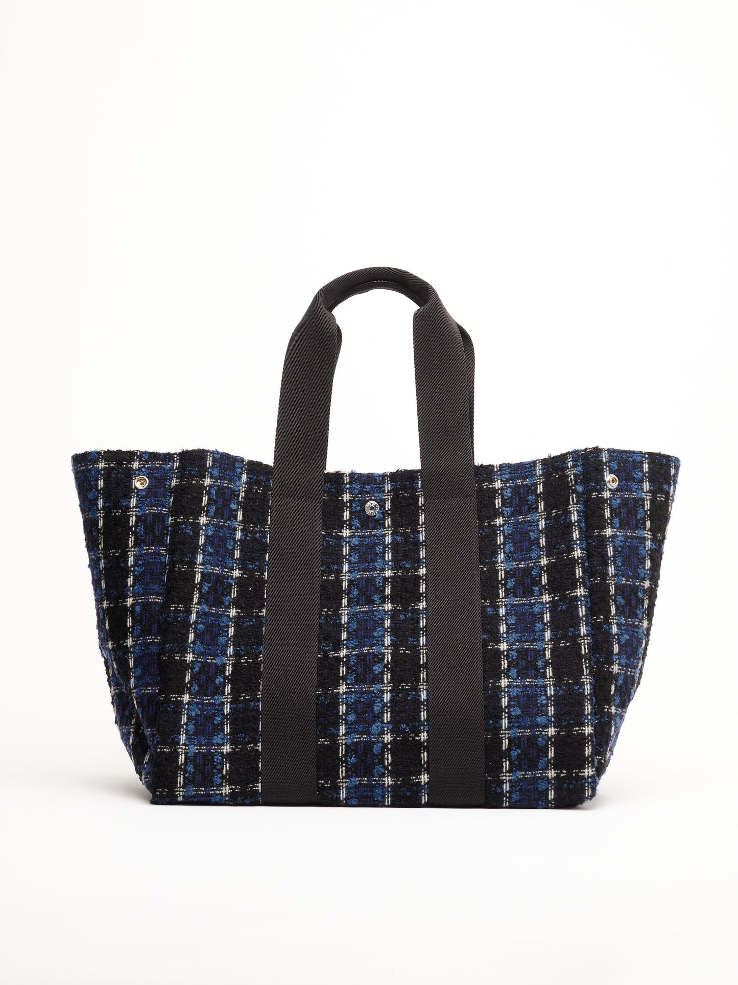 Traversée L - Tweed Bleu/Noir 