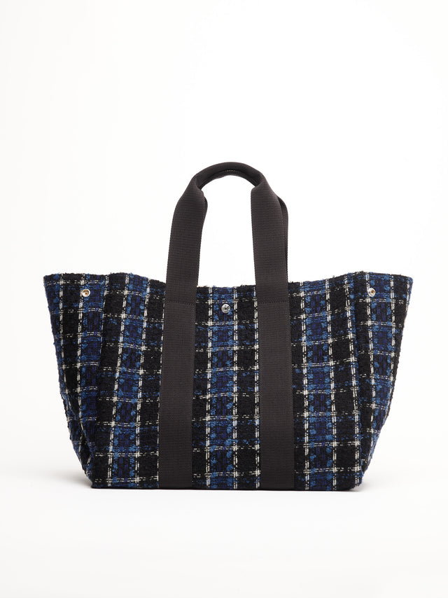 Traversée L - Tweed Bleu/Noir  - Image 2