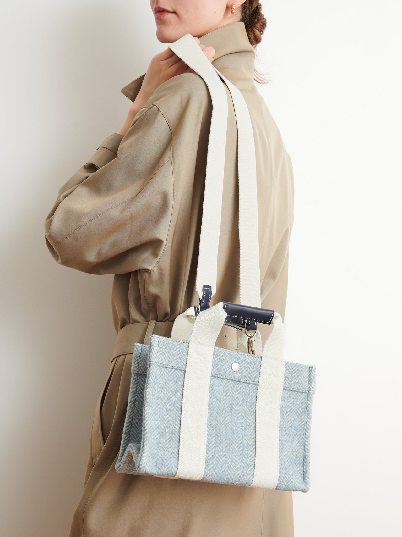 Tote S - Herringbone Sky  - Image 2