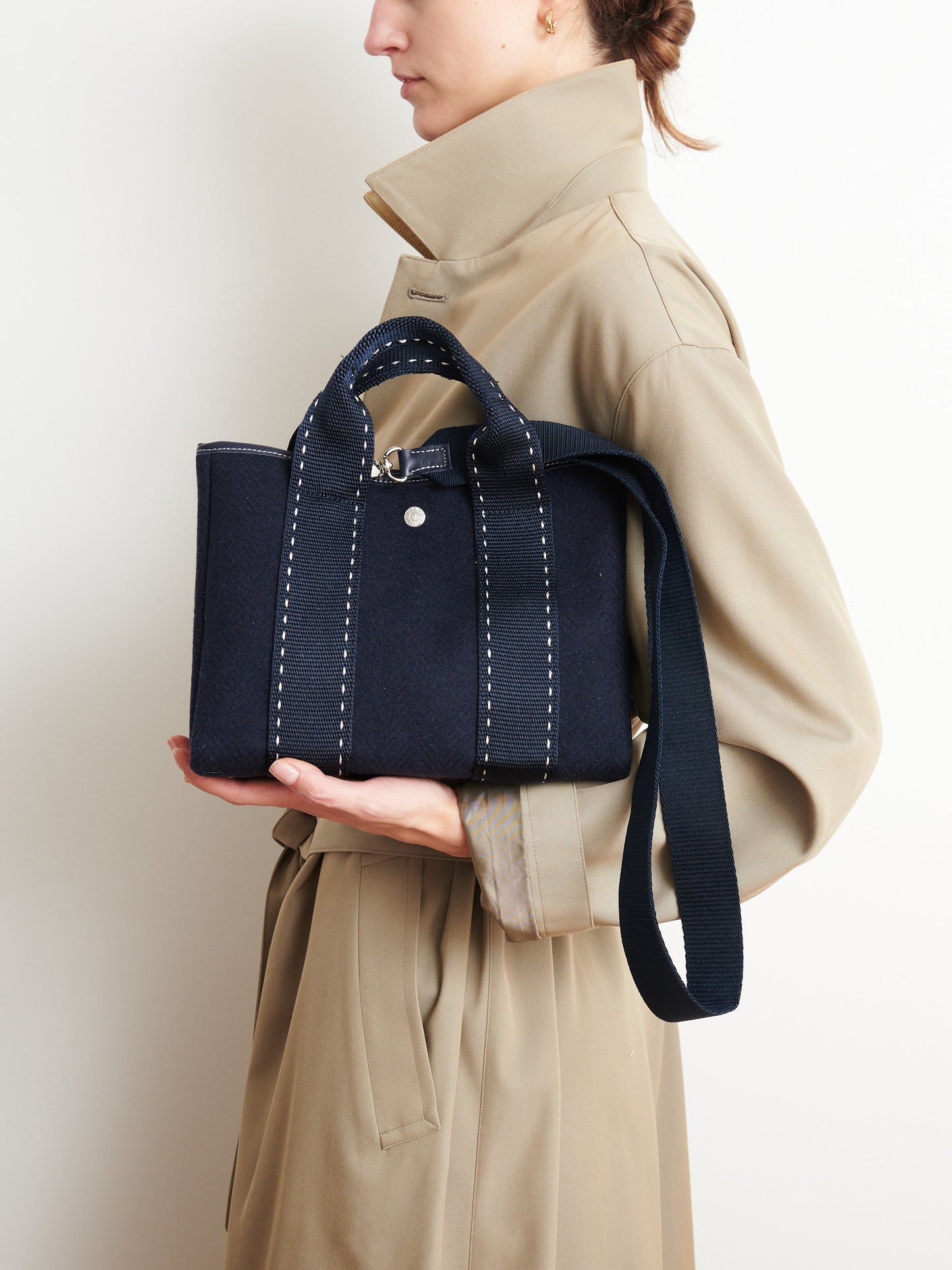 Traversée S - Flannelle Chiné Navy