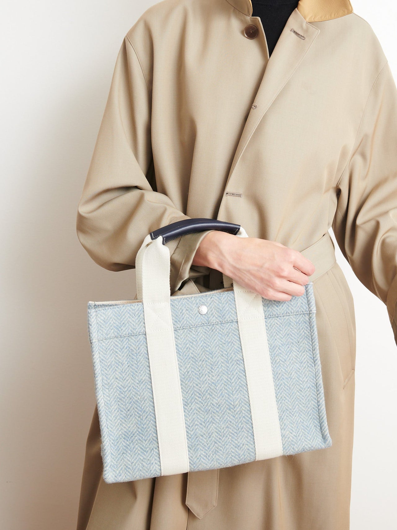 Tote M - Herringbone Sky  - Image 5