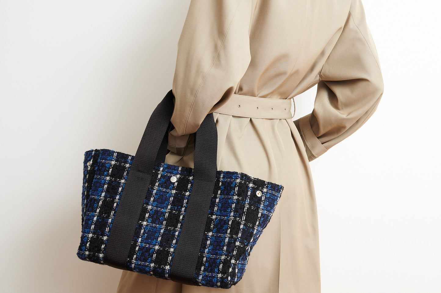 Traversée M - Tweed Bleu/Noir 