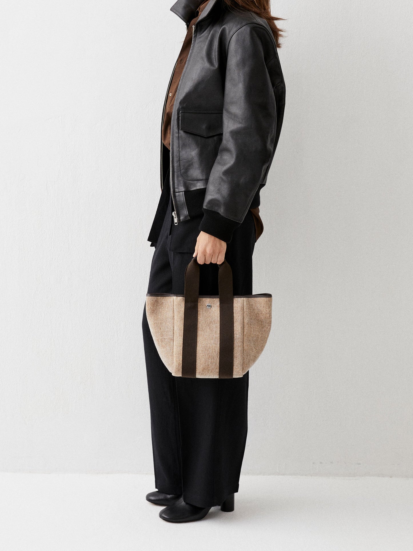 Traversée S Square - Stonewashed Denim Beige