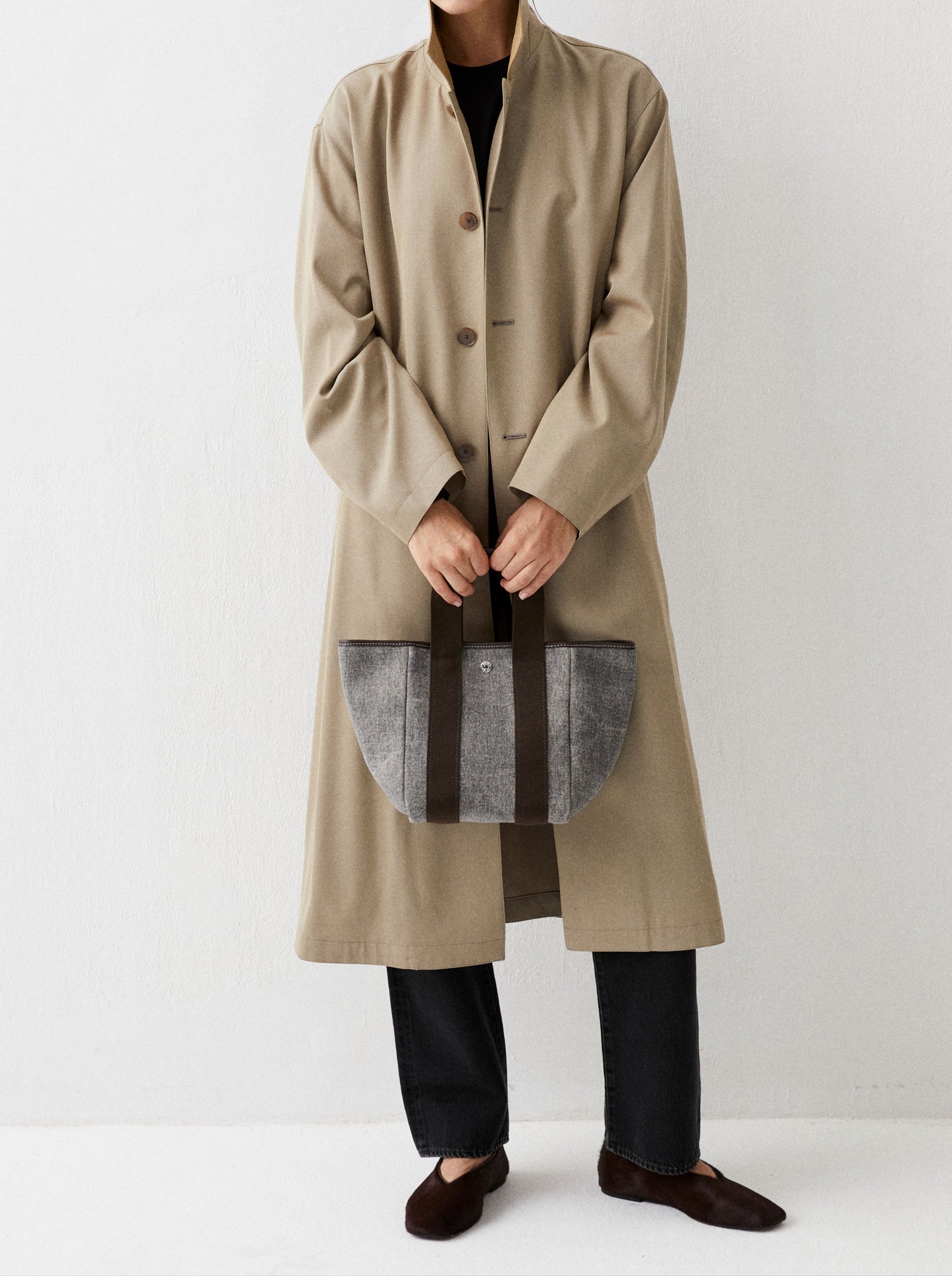 Traversée S Square - Stonewashed Denim Grey