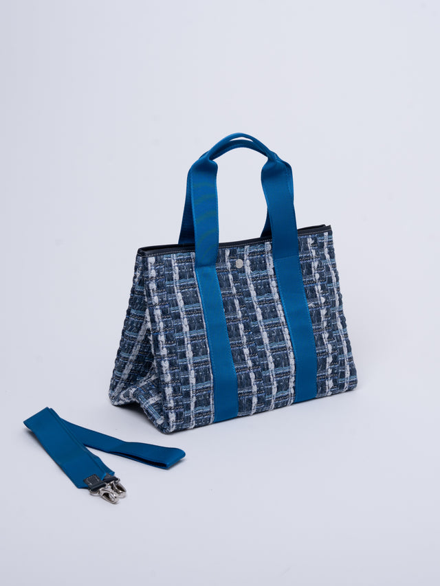 Traversée M - Tweed/Sangle Bleu - Image 2