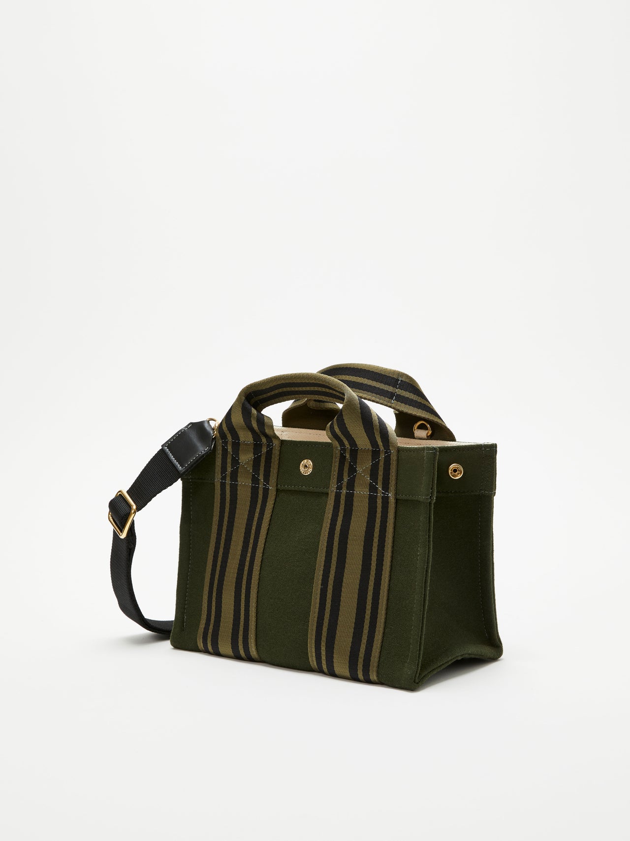 sac tote S - Flanelle olive équestre - Image 2