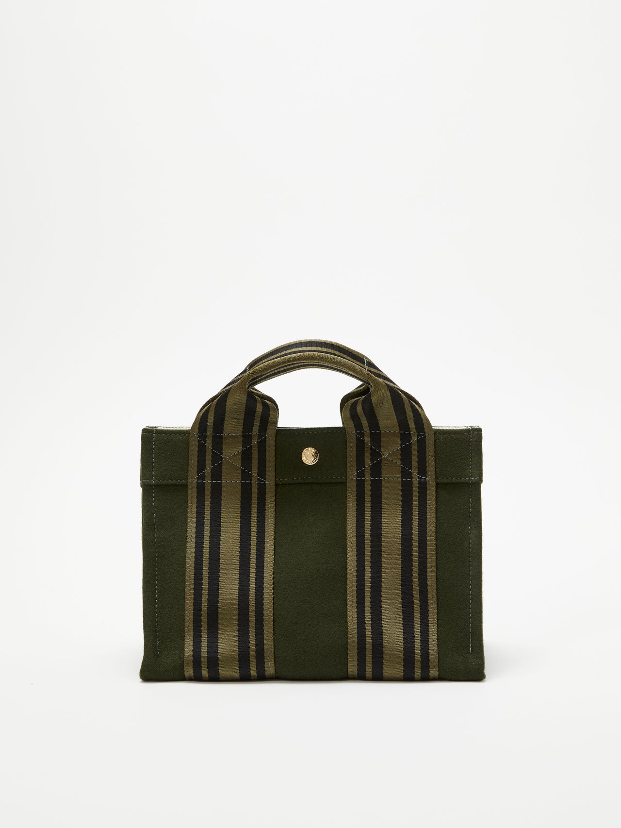 sac tote S - Flanelle olive équestre - Image 1