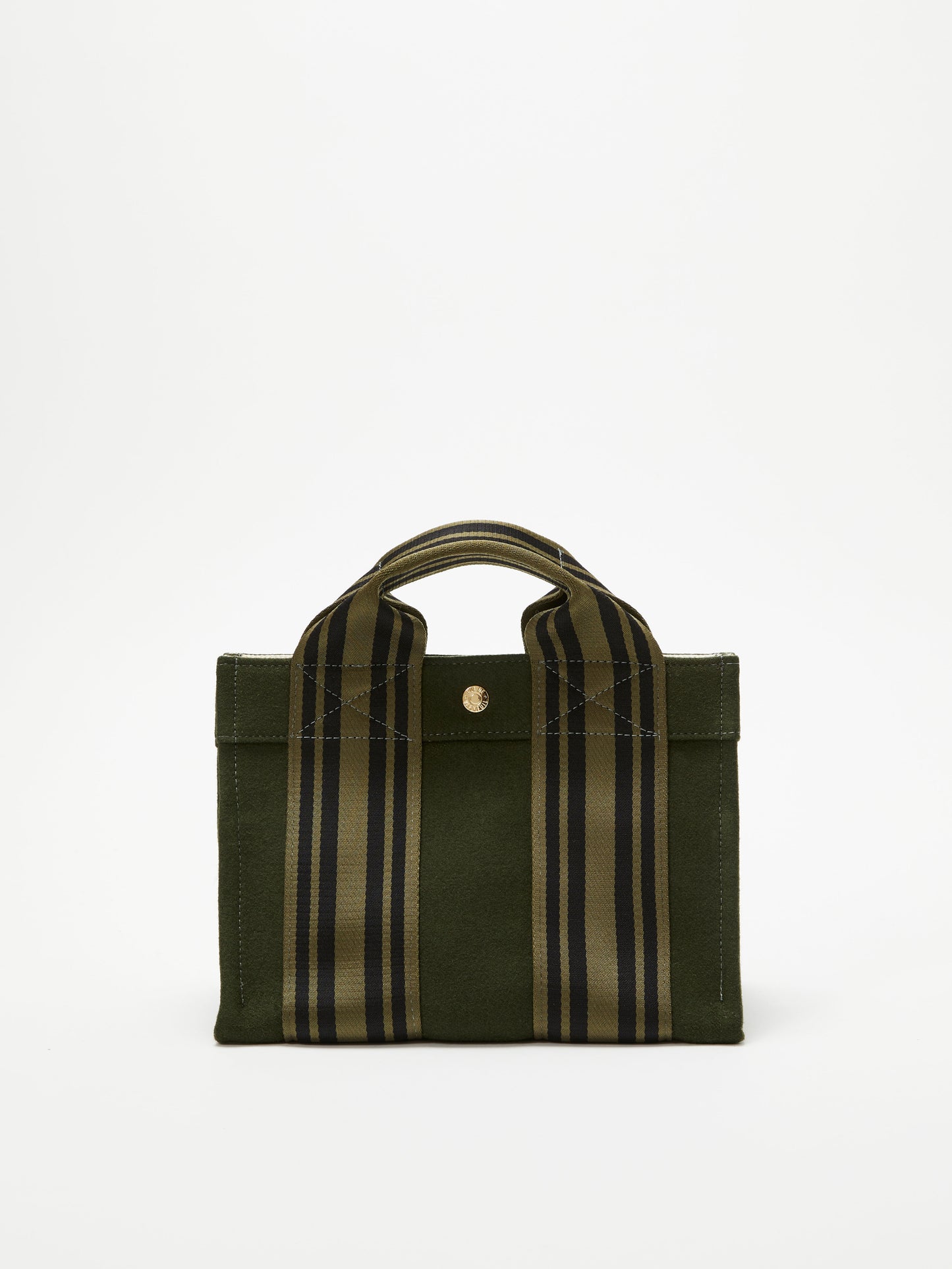 sac tote S - Flanelle olive équestre