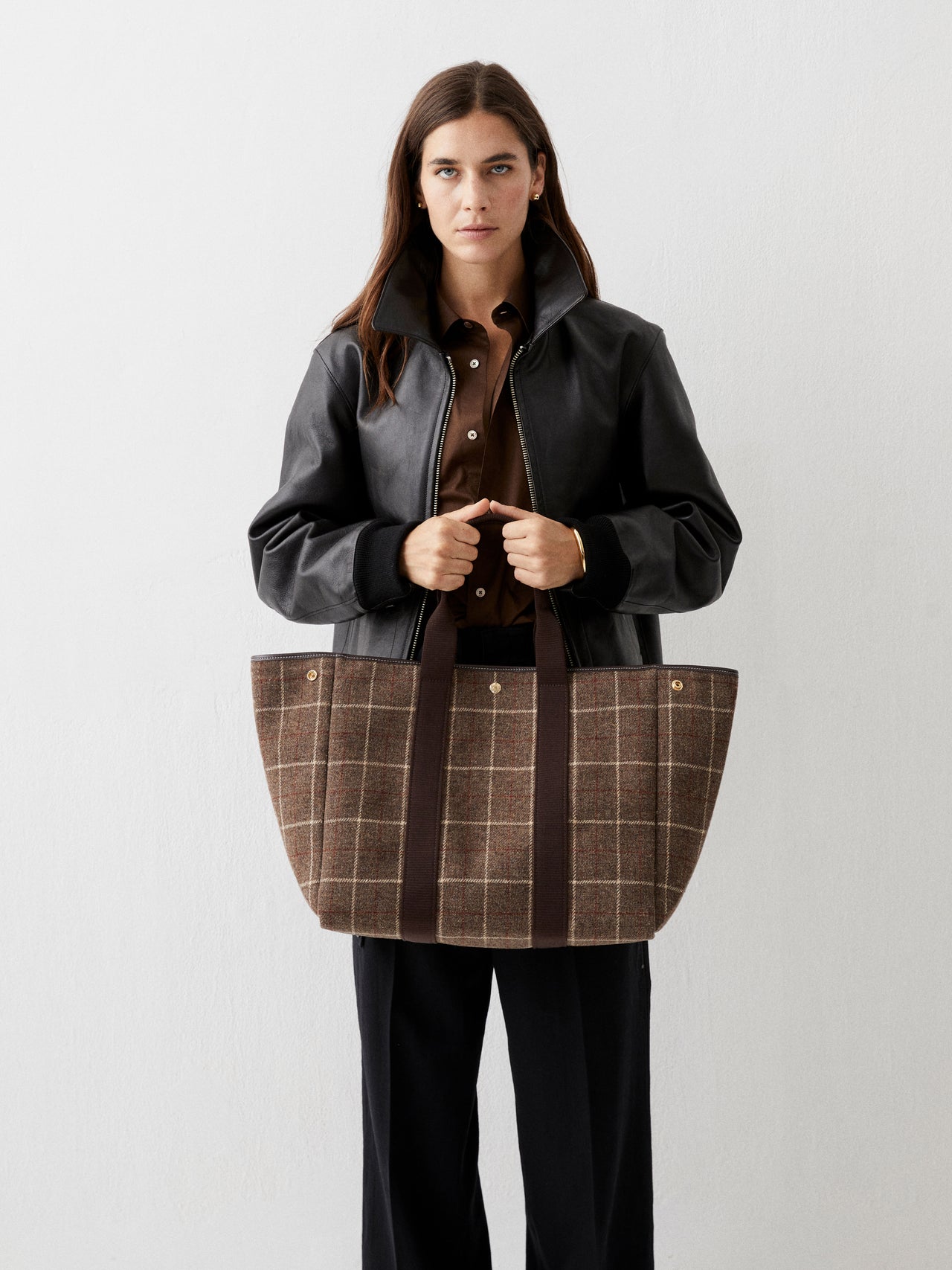 Traversée L - Hunting Tweed Brown - Image 5