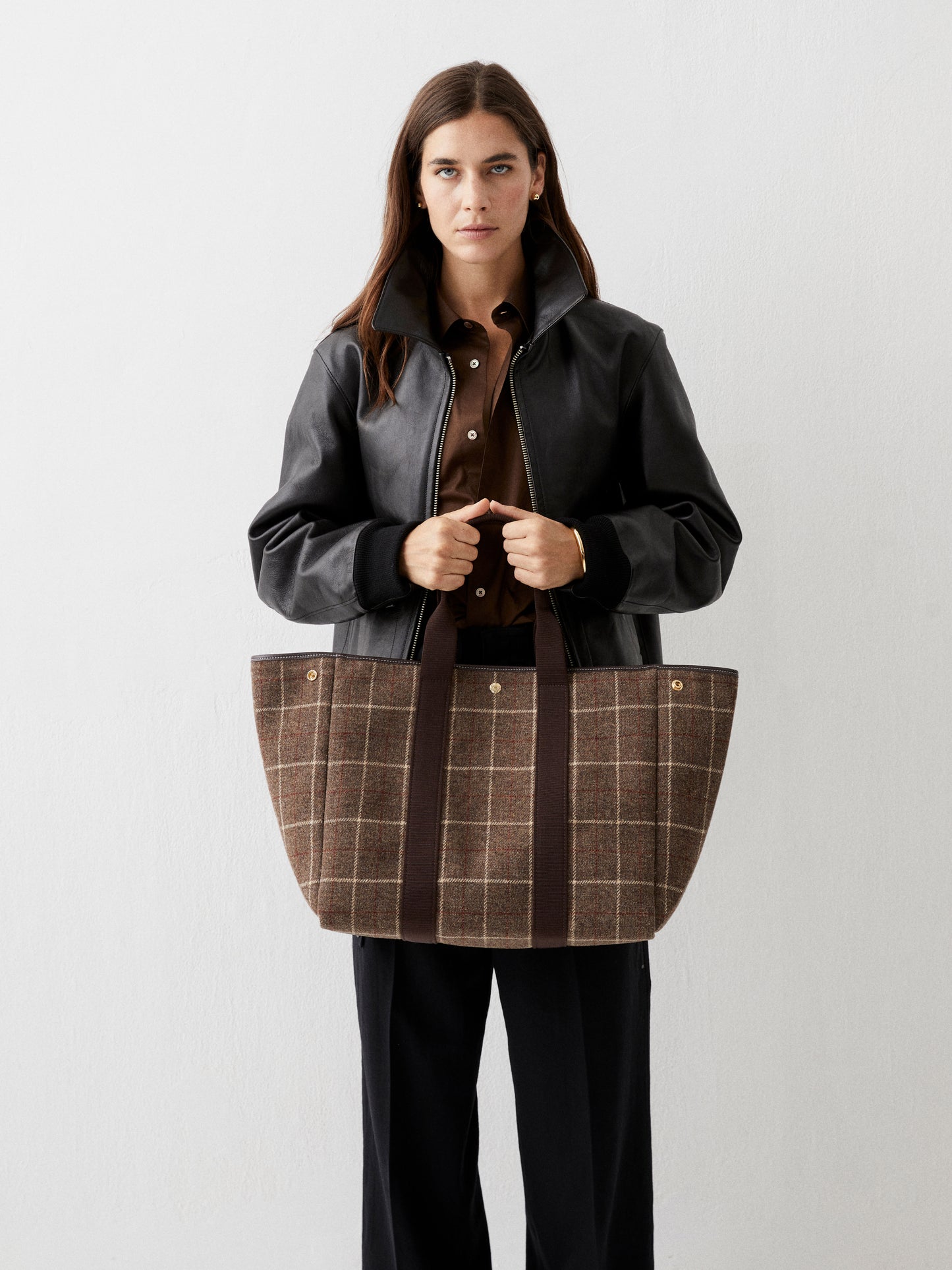 Traversée L - Hunting Tweed Brown