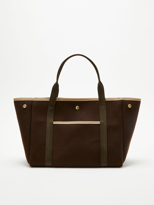 Traversée M Pocket -  Whip Chocolat Flannel - Image 2