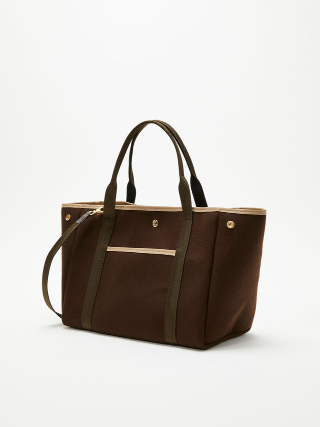 Traversée M Pocket -  Whip Chocolat Flannel - Image 3