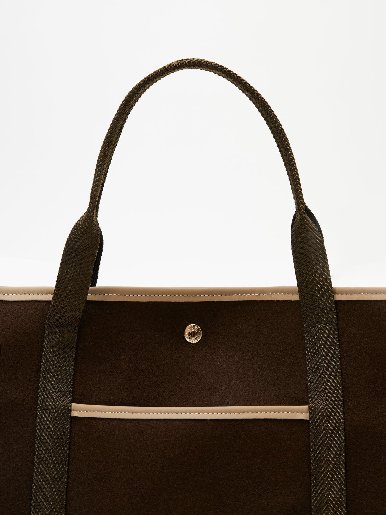 Traversée M Pocket -  Whip Chocolat Flannel - Image 5