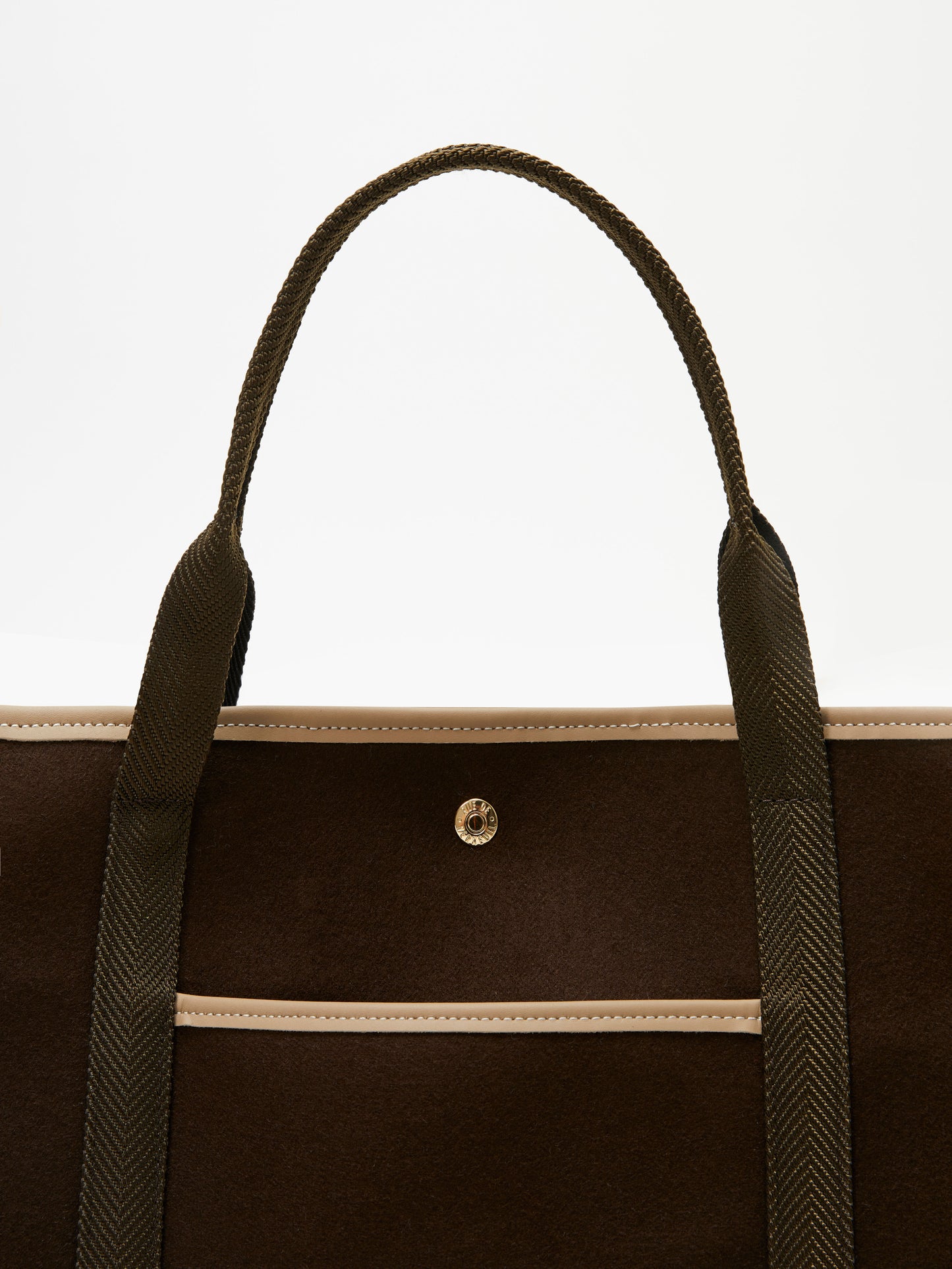 Traversée M Pocket -  Whip Chocolat Flannel
