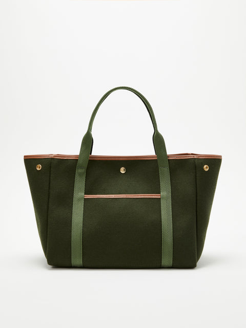 Traversée M Pocket - Whip Olive Flannel - Image 1