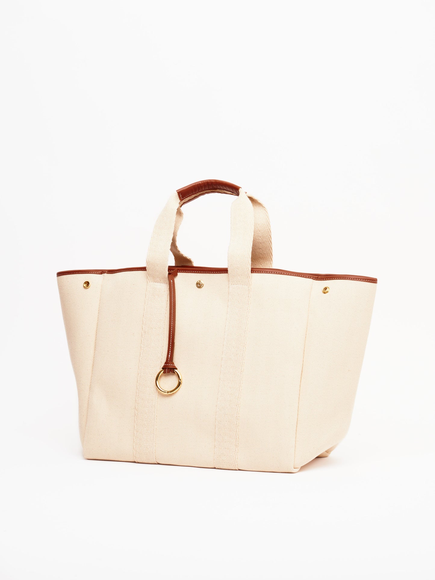 Traversée L - Verneuil Canvas Natural/Camel Trimmings