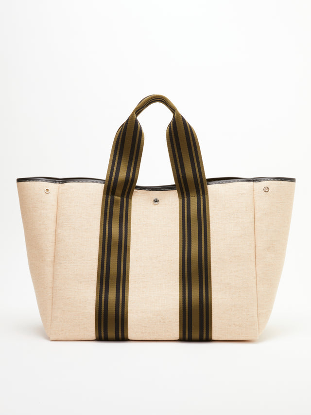 Traversée L - Linen Cream Equestrian Kaki - Image 1