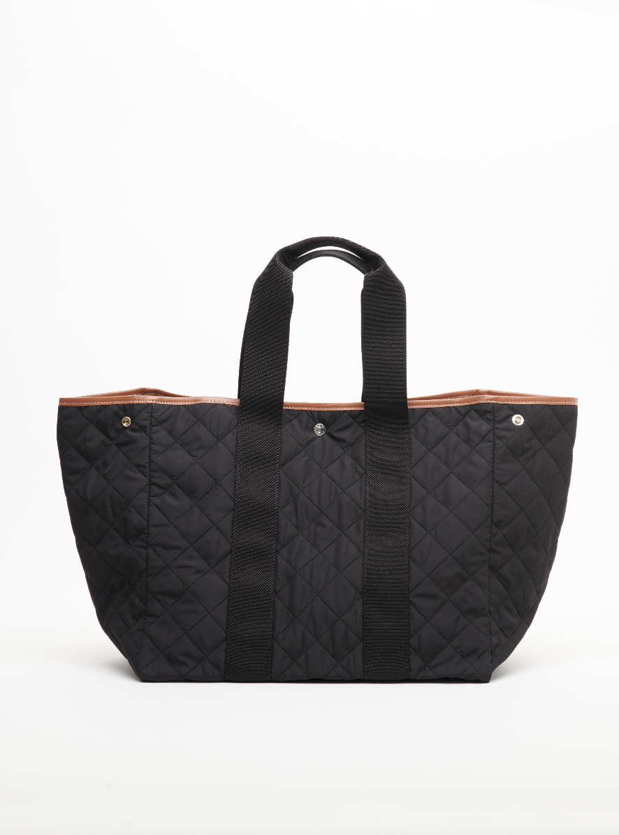 Traversée L - Quilted nylon black - Image 2