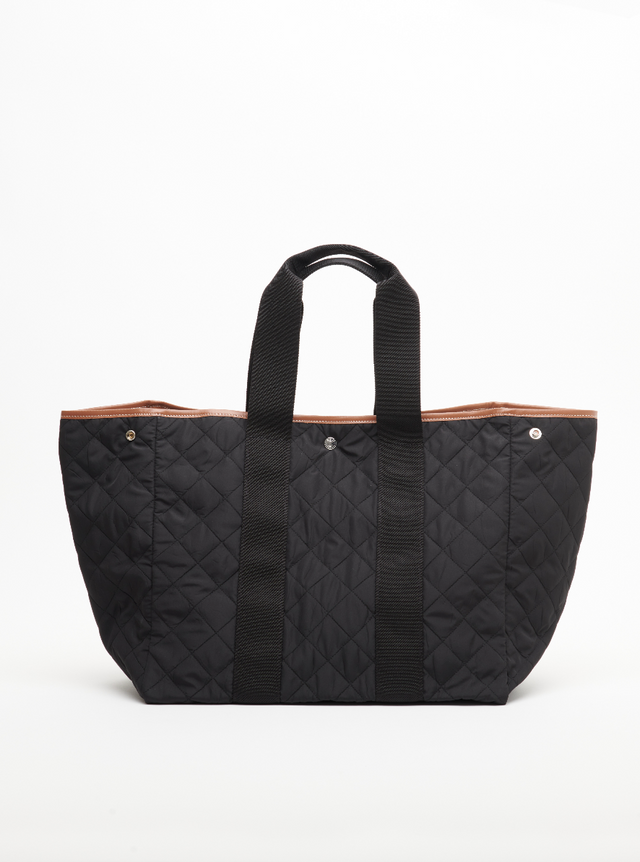 Traversée L - Quilted nylon black - Image 2